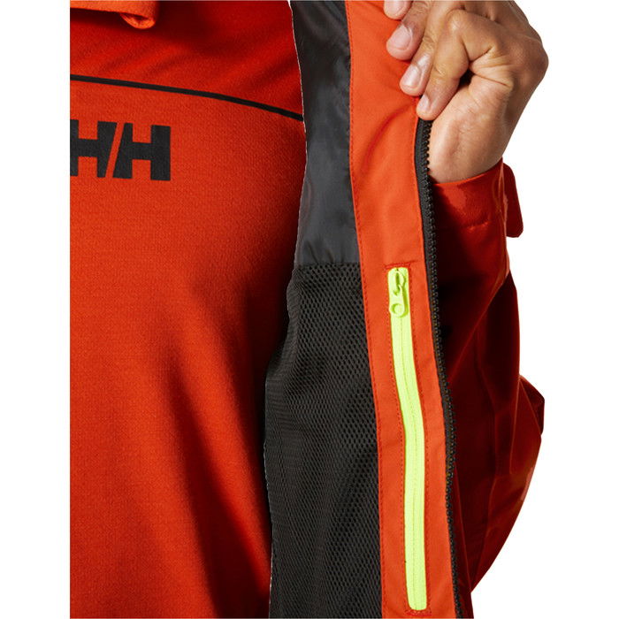 2023 Helly Hansen Mens Hp Racing Sailing Jacket 30205 - Patrol Orange